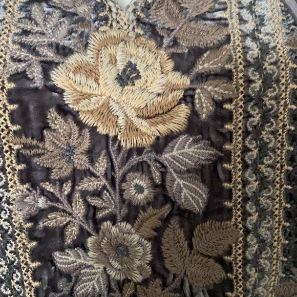 Johnny Was Velour Top - Picture 10 of 13